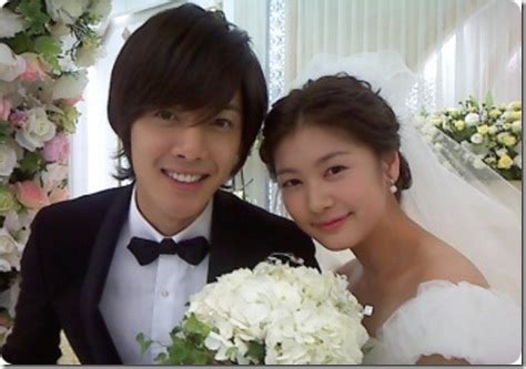 kim hyun joong and his wife wedding